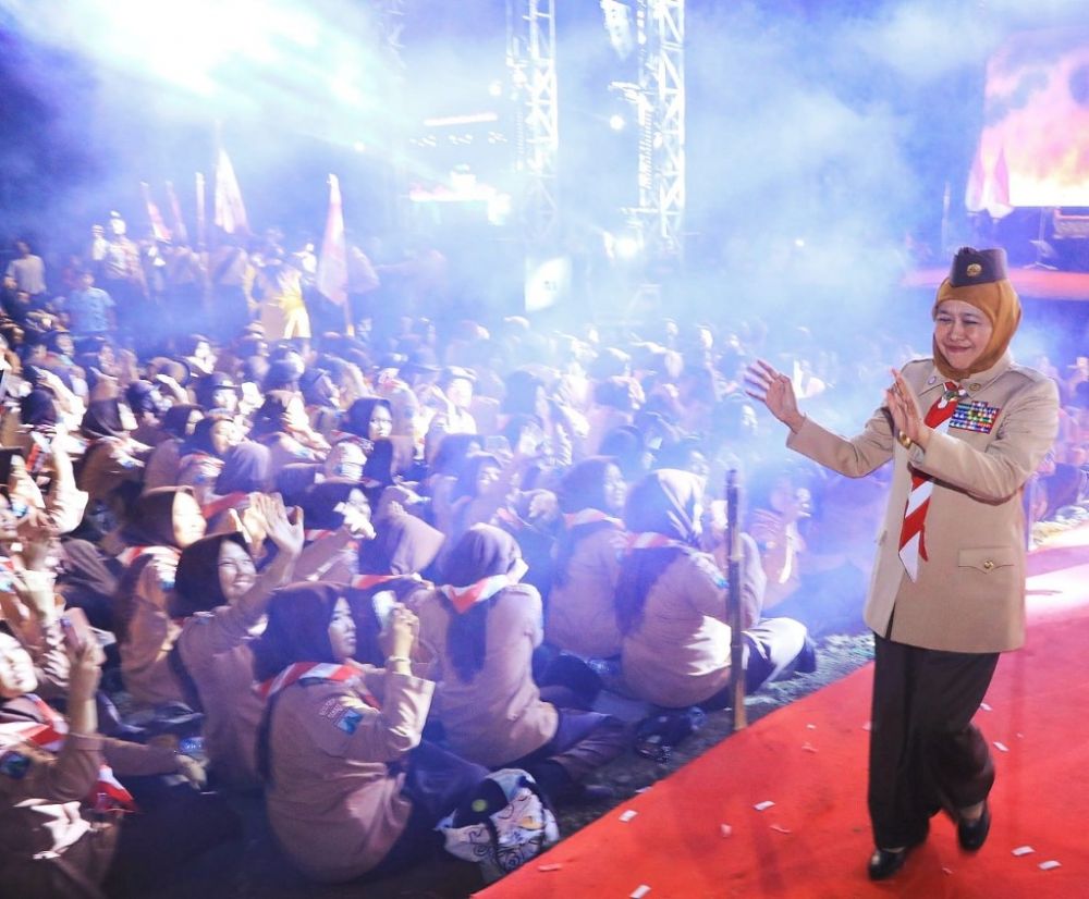 Gubernur Khofifah ajak sukseskan Raimuna Pramuka di Pantai Prigi Trenggalek. (Ist) 