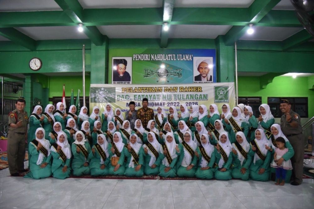 Bupati Sidoarjo, Gus Muhdlor bersama fatayat NU Tulangan (ist) 