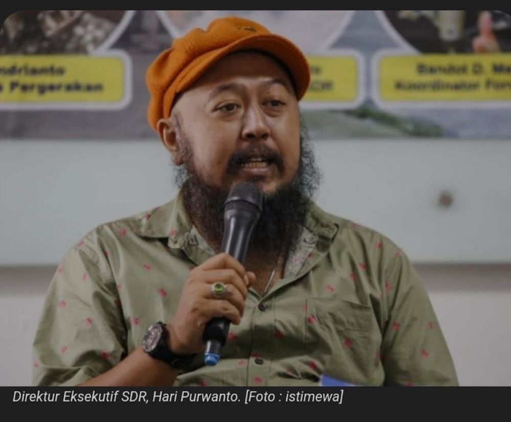 Direktur Eksekutif SDR, Hari Purwanto. (Ist) 