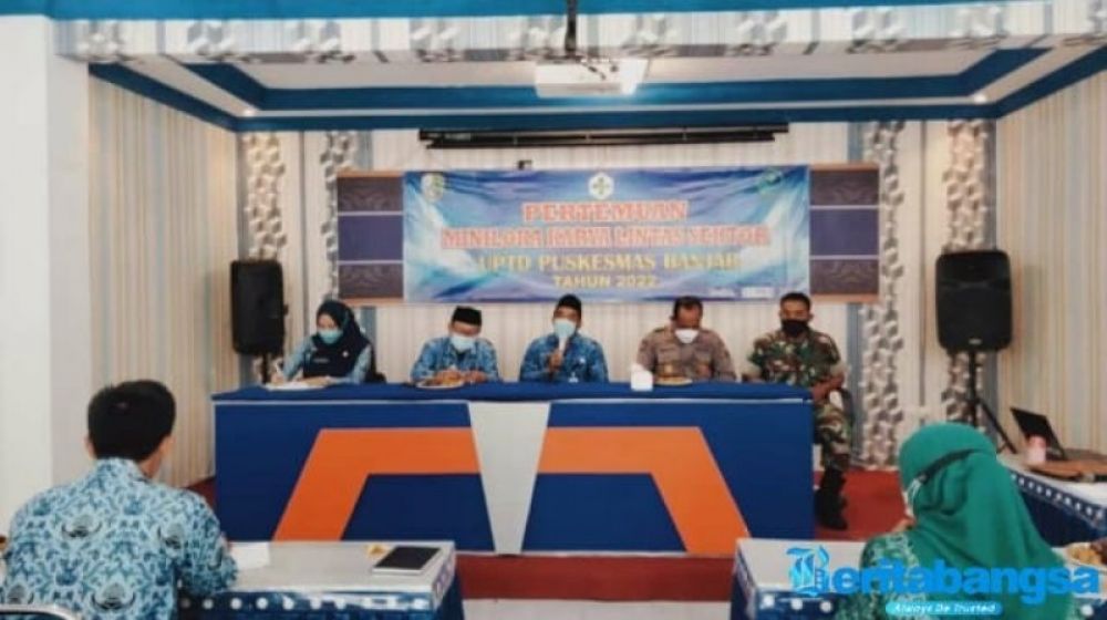 Kadinkes Sampang Buka Mini Lokakarya Lintas Sektor di Puskesmas Banjar Kedundung