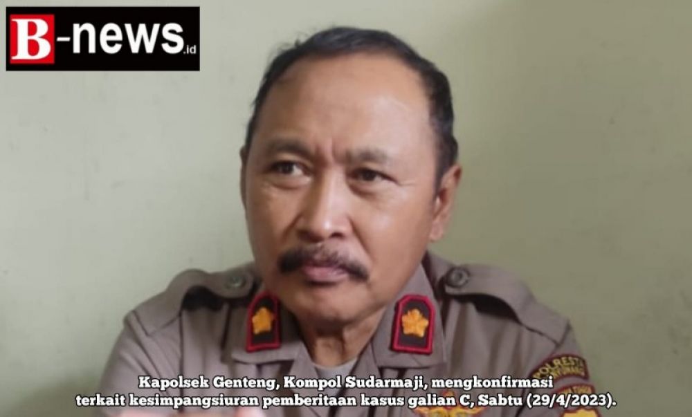 Kapolsek Genteng Kompol Sudarmaji. (Ist) 