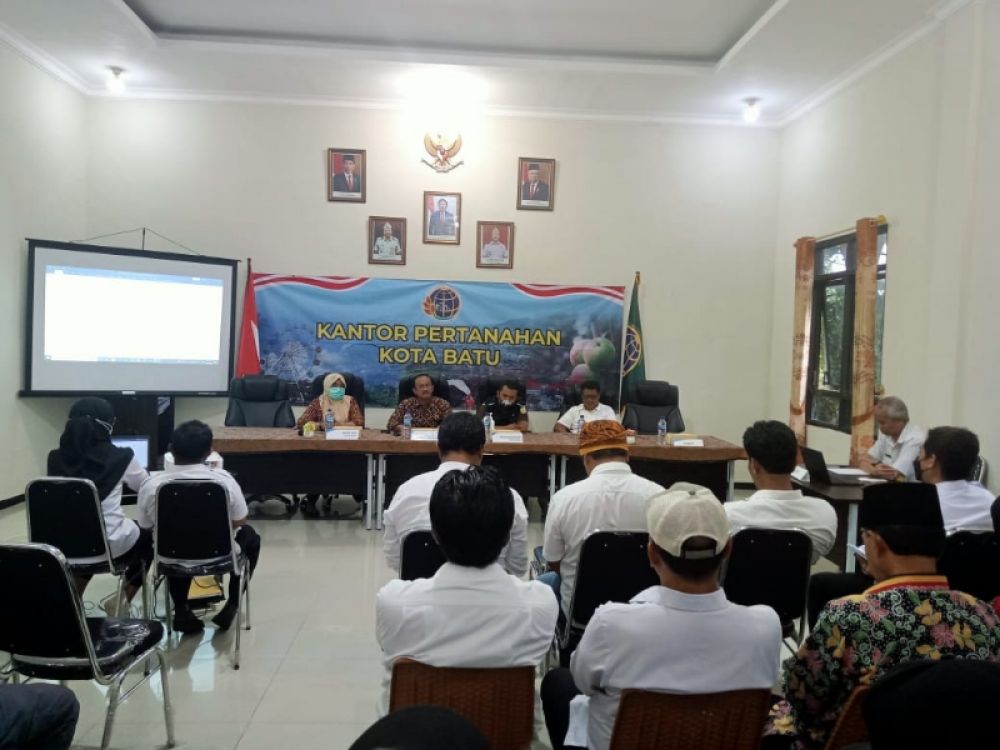BPN Datangkan Kejari Tengahi Musyawarah Bersama Kades se Kota Batu. (Ist) 