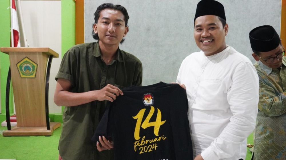 Komisioner KPU Gresik, Makmun di Wotan, Panceng. (Ist) 