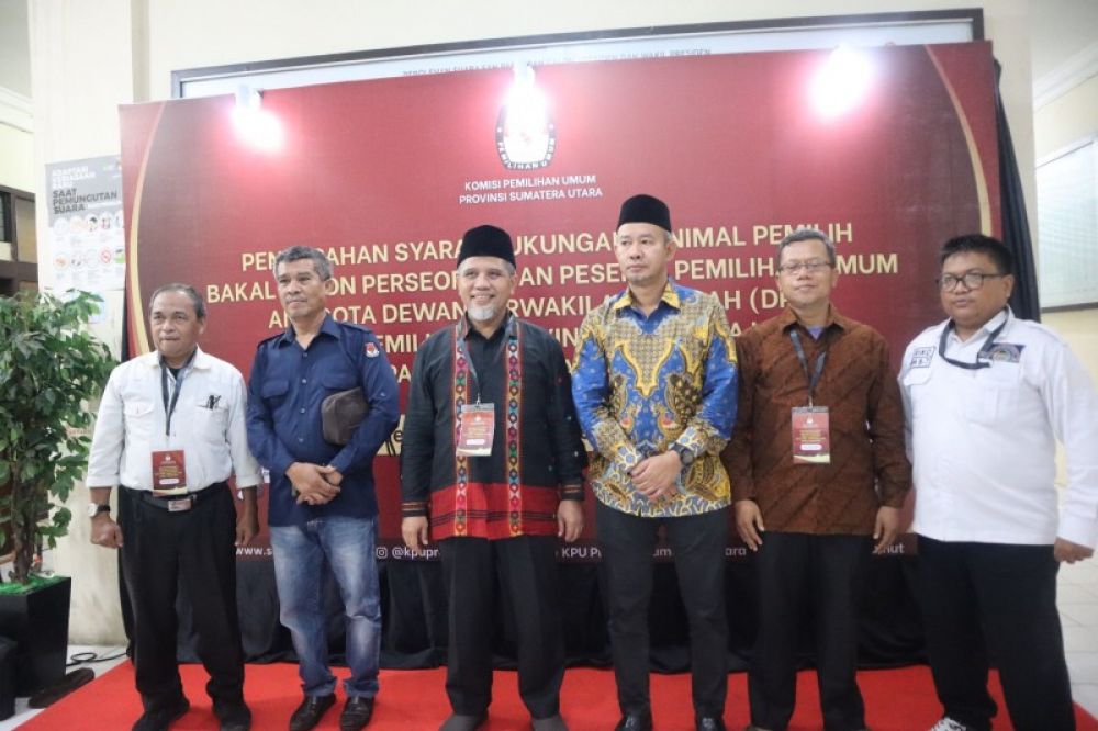 Muhammad Nuh Bacalon anggota DPD RI dinyatakan lolos verifikasi faktual oleh KPU Sumatera Utara. (Ist) 