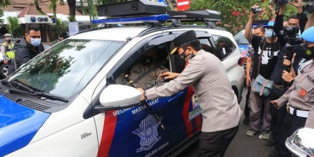 Mobil INCAR Polres Tuban yang sempat menghebohkan masyarakat. (Ist) 