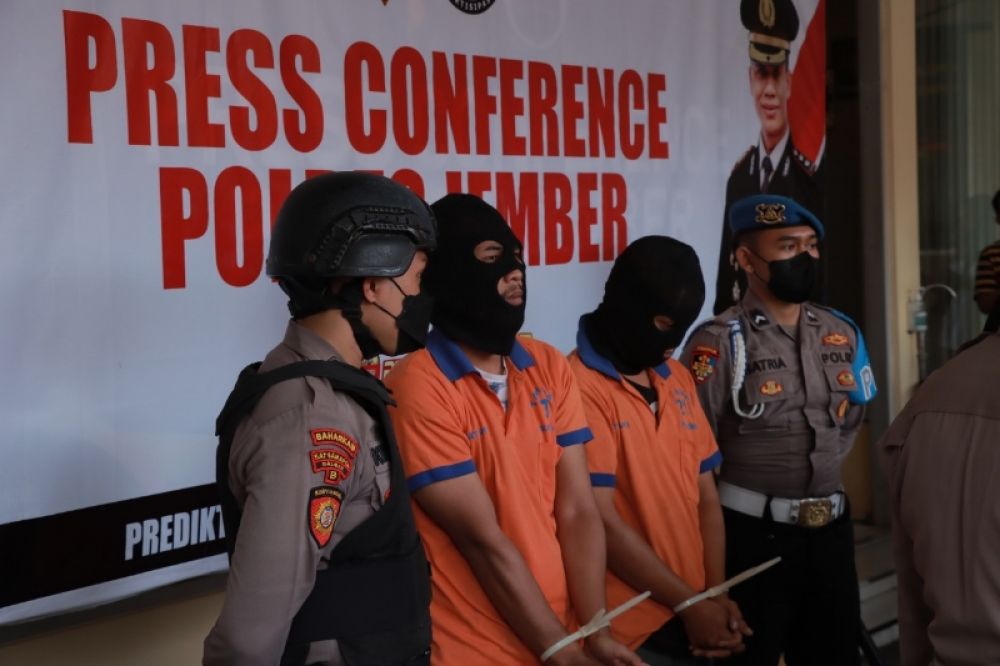 Gercep Polres Jember, Amankan Pelaku Begal Kurang dari 6 Jam