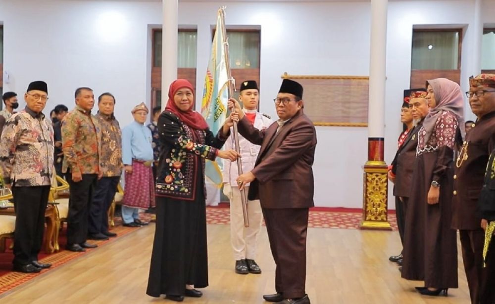 Pengukuhan paguyuban masyarakat Jawa Timur di Sumsel. (Ist) 