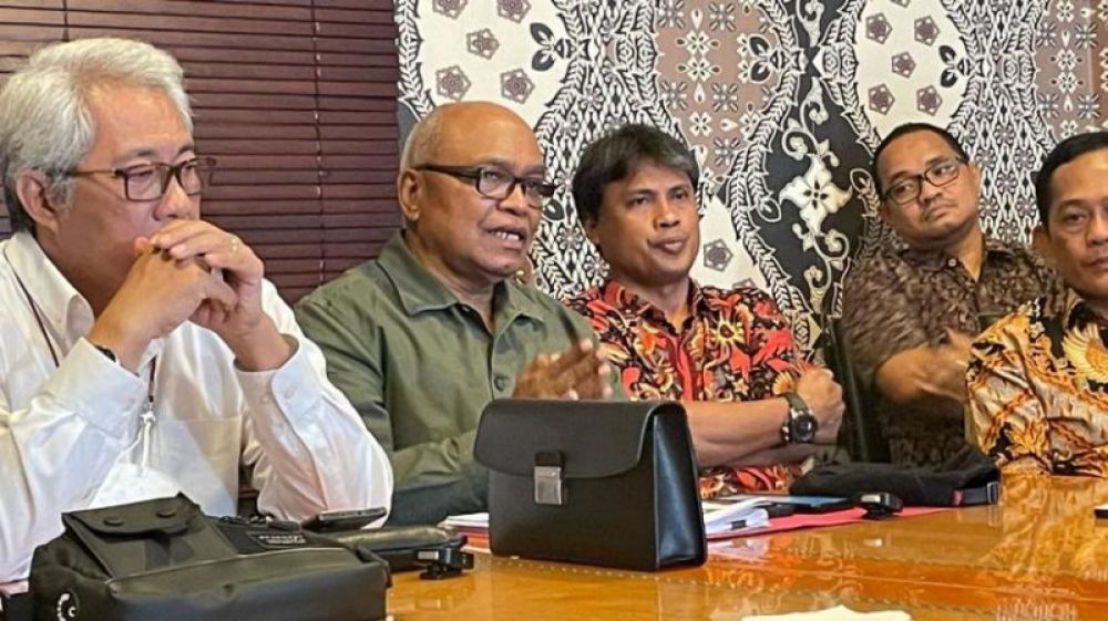 Perekat Nusantara saat menggelar jumpa pers tekait kematian Brigadir J. (Ist) 