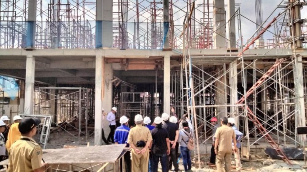 Komisi III DPRD Kab Blitar Sidak ke RSUD Wlingi, Pastikan Pembangunan Gedung ICU Selesai Tepat Waktu