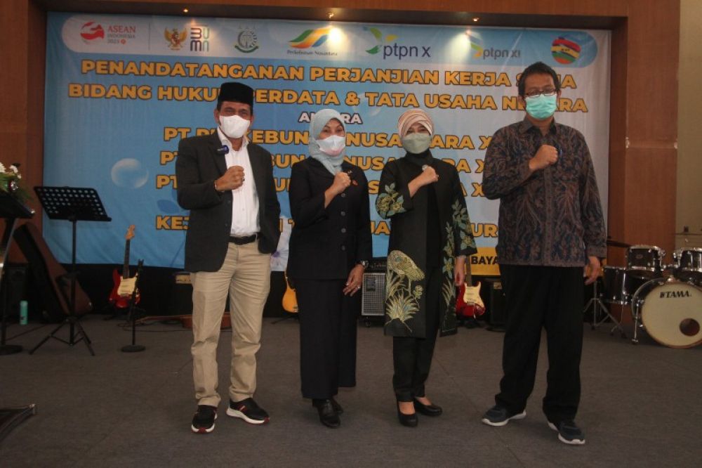 PTPN X jalin kerjasama dengan Kejaksaan Tinggi Jawa Timur perkuat pendampingan hukum. (Ist) 