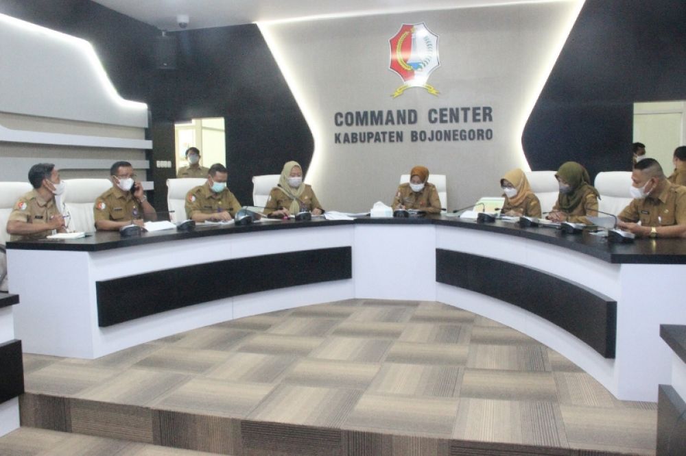 RSUD sumberrejo menjadi finalis Kovablik Jatim 2022. Di Command Center inilah sebagai sesi wawancara dan menjadi penentuan juara. (Ist) 