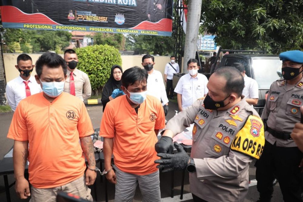 Lima Komplotan Curanmor Dibekuk Polres Kediri Kota