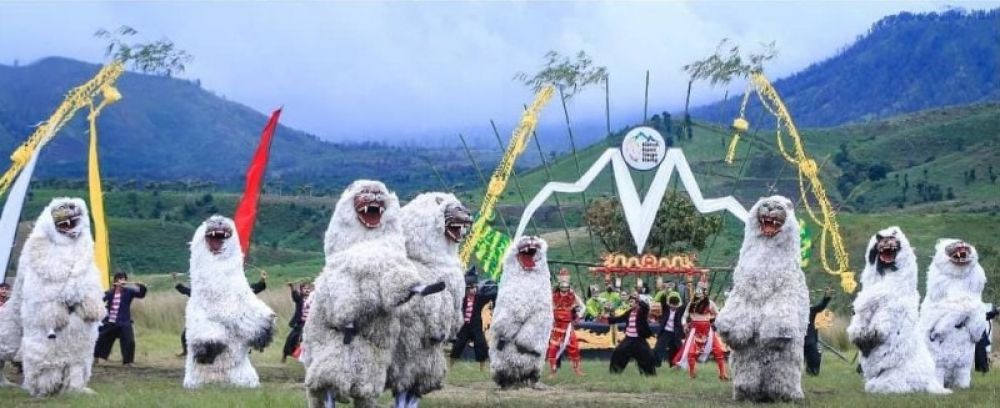 Penampilan dari Singo Wulung gelaran Polres Bondowoso yang akan mengisi Malam Puncak Harmoni Polda Jatim 2022. (Ist) 
