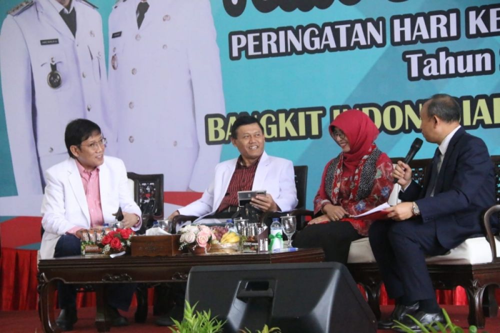 Peringatan HKN ke 58 Dinkes Sidoarjo menggelar talkshow kesehatan.,(ist) 