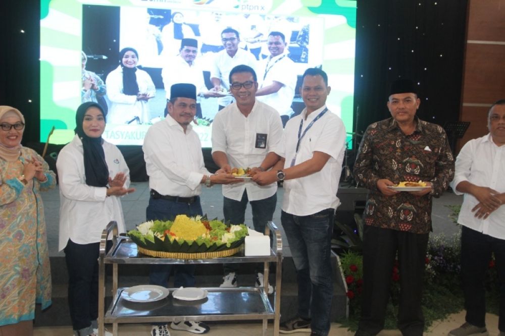 PTPN X gelar tasyakuran Tutup Giling 2022 dan sukseskan giling tahun 2023. (Ist) 