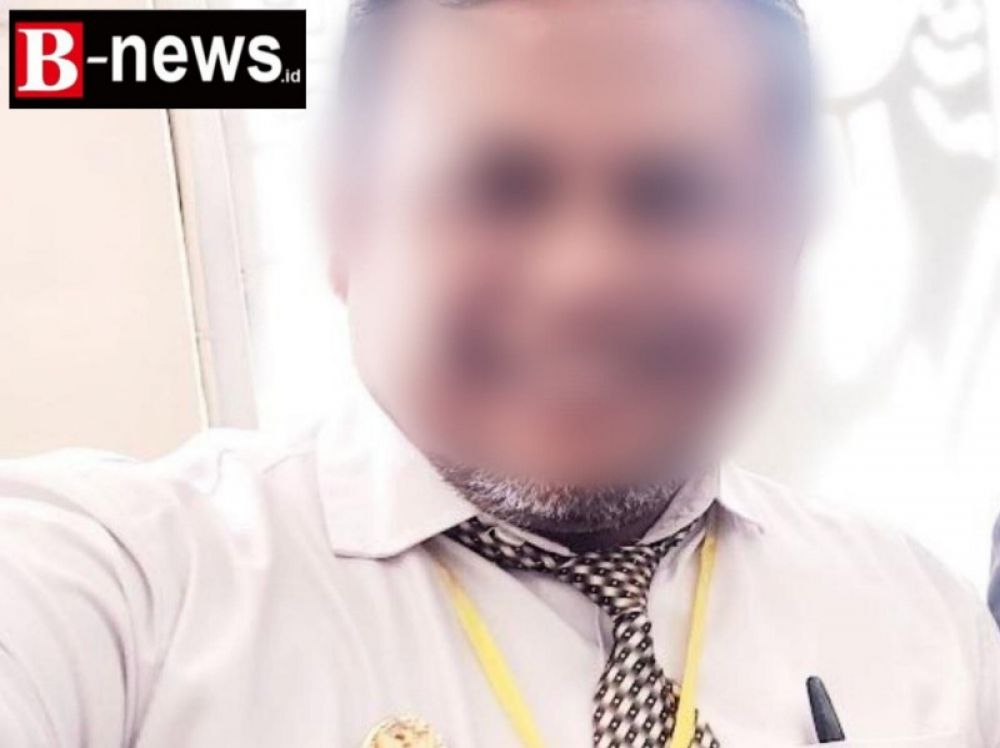 Sosok berinisial SNY (42) Terduga teroris yang ditangkap oleh Densus 88 Antiteror pada Sabtu (3/6/2023) pukul 12.30 WIB. (Irw) 