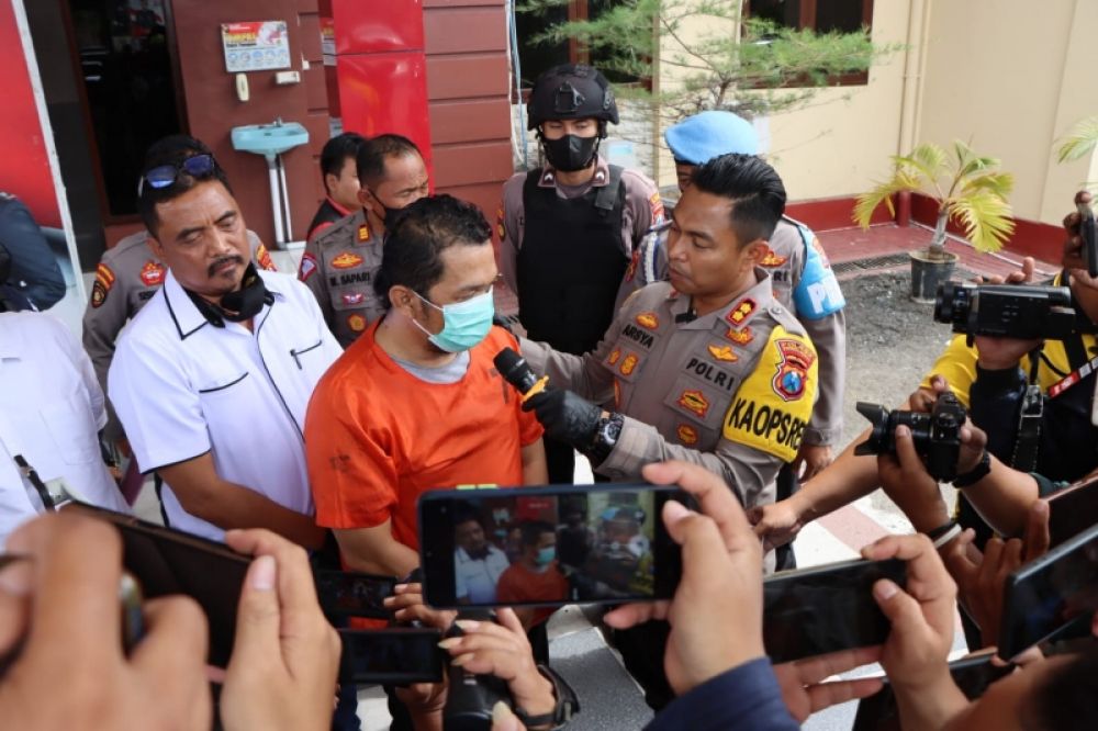 Polres Probolinggo rilis penangkapan terduga penangkapan narkoba . (Ist) 