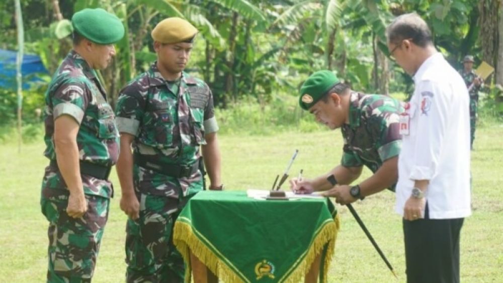 Pemkab Bojonegoro apresiasi kegiatan TMMD 115 di Ngantru Sekaran Kasiman. (Ist) 