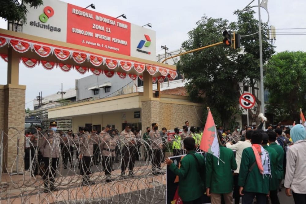 BEM Nusantara Jawa Timur Apresiasi Pengamanan Polrestabes Surabaya Saat Unras